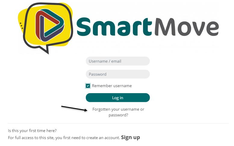 Password or username recovery